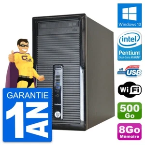 PC Tour HP ProDesk 400 G1 Intel G3220 RAM 8Go Disque Dur 500Go Windows 10 Wifi - Imagen 1 de 7
