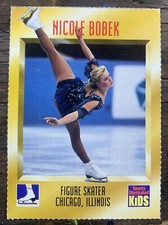 Nicole Bobek Sports Illustrated Kids Ice Skating Card.