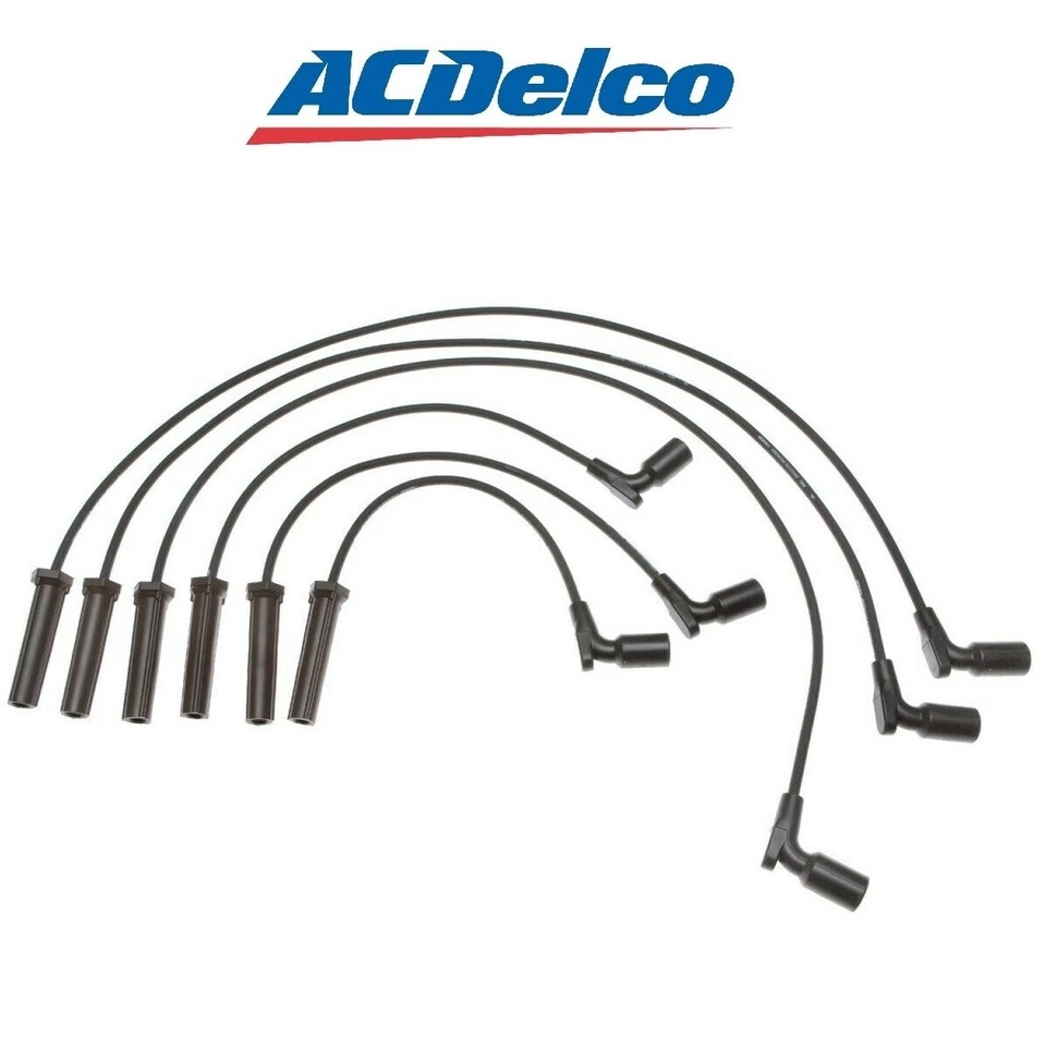 Juego de 6 cables de bujía 9746SS Delco nuevos para Chevy Chevrolet Impala Malibu Foto 1 de 1