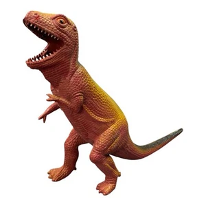 Dor Mei Dinosaur Figure T-Rex Tyrannosaurus Rex 11" Hong Kong Vintage 1980s - Picture 1 of 15