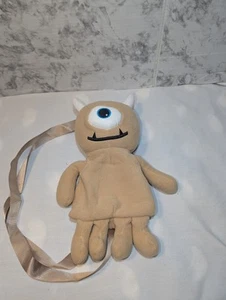 RARE Disney Pixar Monsters Inc Little Mikey Plush Purse Zip Bag Spirit Halloween - Picture 1 of 7