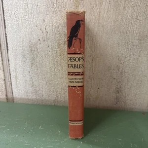 Aesops Fabeln 1947 illustriert Fritz Kredel 1947 Vintage akzeptabler Zustand - Bild 1 von 12
