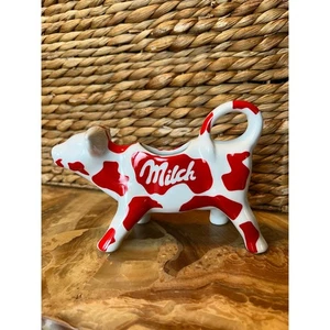 Red & White Cow Creamer  - Picture 1 of 6