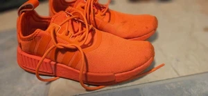 Adidas Womens NMD R1 Orange Running Shoes Sneakers Size 8 - Picture 1 of 7