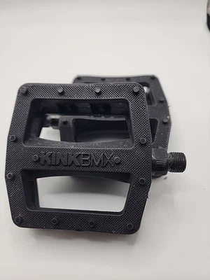 Kink BMX Hemlock Pedale - Schwarz 9/16 am ersten Tag durch verschiedene SRT ersetzt - Bild 1 von 4