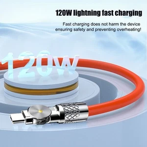 Data Cable USB C Cable For Xiaomi 180 Degree Rotary For Xiaomi Charger - Picture 1 of 14