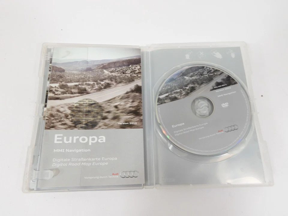 (C42) 4G0060884K Orig. AUDI Digitale Strassenkarte Europa 2012 MMI Navigation - Bild 1 von 3