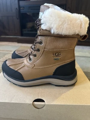 UGG Adirondack III каштановой кожи меха ботинки женский размер 5 новый в коробке $250 - Изображение 1 из 4
