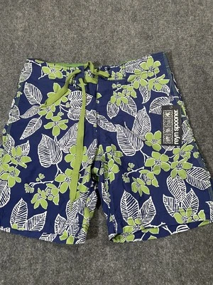 Reyn Spooner Swim Shorts Mens 30 Blue Green Nupolupolu Royal Floral Board Trunks - Image 1 of 4