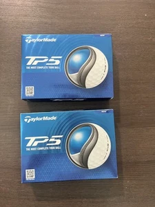 TaylorMade TP5 Tour Brand New 2 Dozen 24 Golf Balls, White - Picture 1 of 3