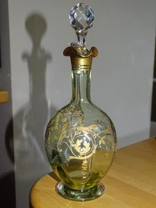 BACCARAT CRISTAL ANCIENNE CARAFE A LIQUEUR NAP III DECOR REGHAUSSER OR 19 EME - Imagen 1 de 12