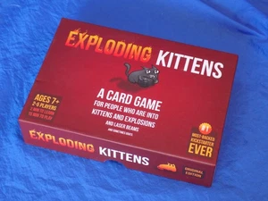 EXPLODING KITTENS A Card Game Sealed Contents It's Like Uno But with Goats 2015 - Picture 1 of 5