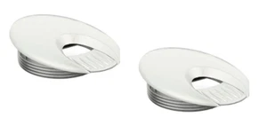 2x Gedotec Cable por Dejar Plata Escritorio prensaestopas Redondo Ø 80MM - Bild 1 von 6