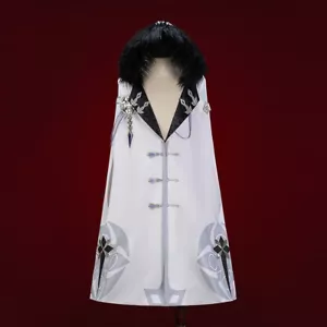 Gioco Genshin Impact Fatui Harbinger Cosplay festa di Halloween mantello con cappuccio da uomo - Foto 1 di 17