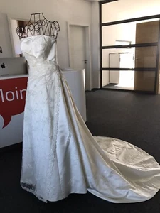 Wunderschönes Brautkleid von Sincerity Bridal Gr. 40 (US 10) creme Schleppe #DID - Bild 1 von 12