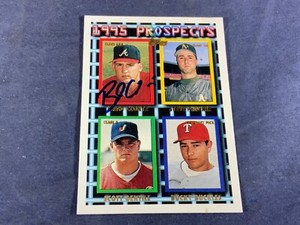 H5-94 BASEBALL CARD - BRAD CLONTZ BRAVES - AUTOGRAPHED - 1995 TOPPS - #369