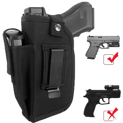 Tactica IWB Gun Holster OWB Holster Concealed Carry Pistol with Laser / Light - Image 1 of 4