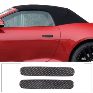 Carbon Fiber Exterior Outer Door Handle Trim Sticker For Jaguar F-TYPE 2013-2022 - Bild 1 von 3