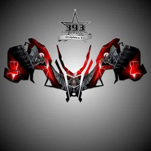2015-2019 POLARIS AXYS Decal Sticker Wrap Graphics Guardian Red - Picture 1 of 1