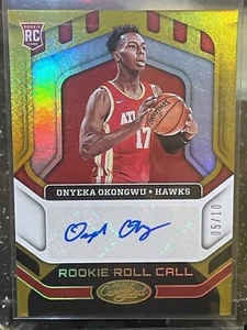 2020-21 Panini Certified Onyeka Okongwu Rookie Roll Call RC Auto Gold #05/10 - Picture 1 of 4