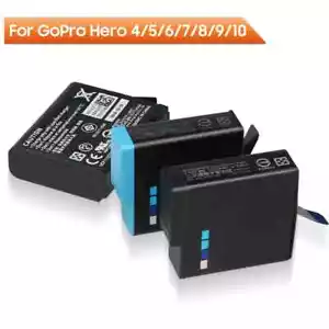 Batería de repuesto de cámara para GoPro Hero4 5 6 7 8 9 Hero11 Hero10 Hero8 Hero7 6 - Imagen 1 de 10