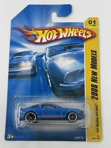 Hot Wheels 2008 New Models Blue w Orange Stripe ‘07 Ford Shelby GT-500 #1 A4 - Picture 1 of 8