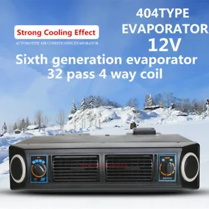 Universal 12V A/C AC KIT Underdash Evaporator Compressor Air Conditioner 3 Speed - Picture 1 of 12