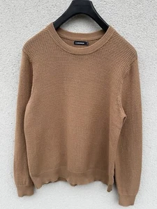 J. LINDEBERG Structure Sweater Men’s Extra Large Brown Pullover Jumper Golf Top - Picture 1 of 13