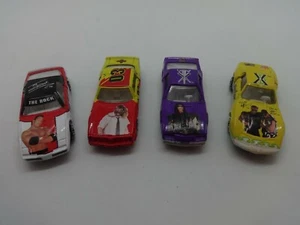 Welly 1:64 4 WWE Wrestling Cars - Corvette, 2 Firebirds, Camaro - Loose & Nice - Picture 1 of 11
