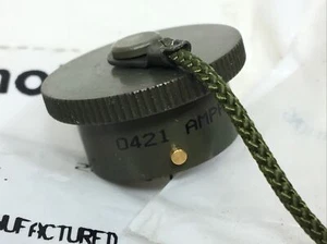 Menge (7) Amphenol 62GB-810-14 Stecker Zubehör Staubkappe & Kabel - Bild 1 von 8