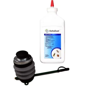 Delta Dust Insecticide 1 lb+(1) Bellows Duster Ants Bees - Picture 1 of 1