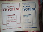 Monique MAQUIN: Cours d'hygiène 2 volumes  1963-1967