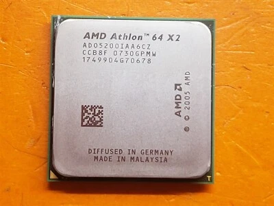 ⭐️⭐️⭐️⭐️⭐️ AMD Athlon 64 X2 ADO5200IAA6CZ CPU Processor - Image 1 of 2