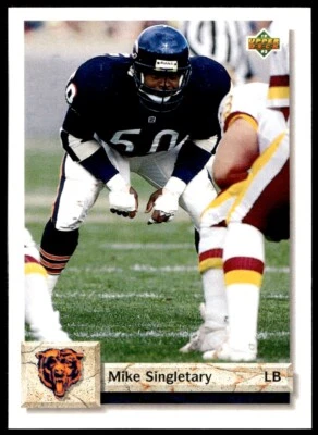 1992 Upper Deck #568 Mike Singletary BEARS - Image 1 of 2