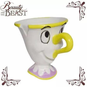 La Bella e la Bestia Chip Potts Tazza Disney Store Giappone Nuova - Foto 1 di 4