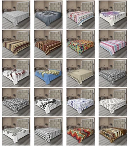 Ambesonne Tribal Pattern Flat Sheet Top Sheet Decorative Bedding 6 Sizes - Picture 1 of 41