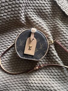 Louis Vuitton Boite Chapeau Crossbody Mini Brown Canvas/Leather