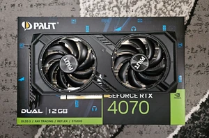 Palit Dual Nvidia Geforce RTX 4070 12GB GPU Graphics Card - Afbeelding 1 van 4