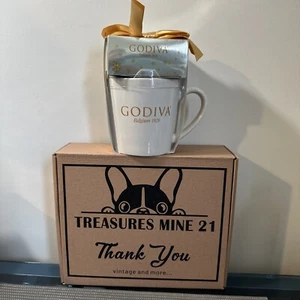 Juego de Regalo GODIVA Bélgica 1926 Chocolate Café Caliente Cacao Viaje Taza Alta NUEVO - Imagen 1 de 8