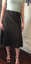 Miller's Womens Brown Suede Midi Skirt Size 8 (au)
