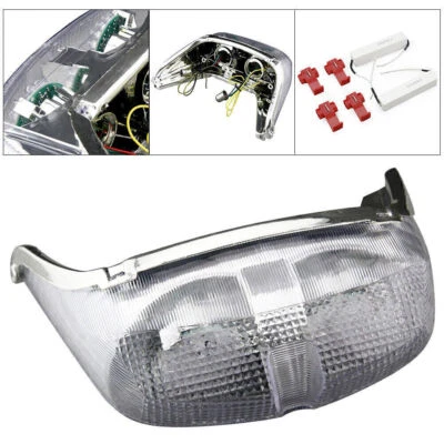 Motorcycle Clear Lens LED Taillight Brake Lamp For YAMAHA YZF R6 1998-2000 1999 — 第 1/4 张图片