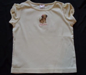 Gymboree PRIMROSE Ivory Top w/ Puppy Love embroidery NWT 3 4 5 - Picture 1 of 3