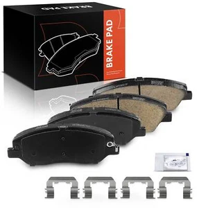 Pastillas de freno delanteras de cerámica izquierda y derecha para Hyundai Genesis 2009-2011 V6 3,8 L 3,8 sedán - Imagen 1 de 8