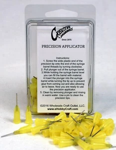 20 Gauge 0.5 Inch, Precision Applicator Dispensing Needle Tips, 50 Pieces - Picture 1 of 3