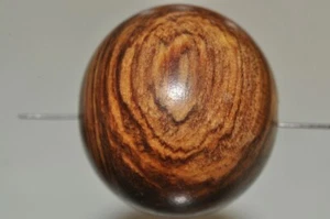 24mm"Precious Wood"~Indonesia Eaglewood Hua Qinan Aloes Wood XL Round Bead A1288 - Picture 1 of 6