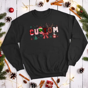 Personalisierter individueller Weihnachtspullover Sweatshirts für Herren und Damen #MC - Bild 1 von 29