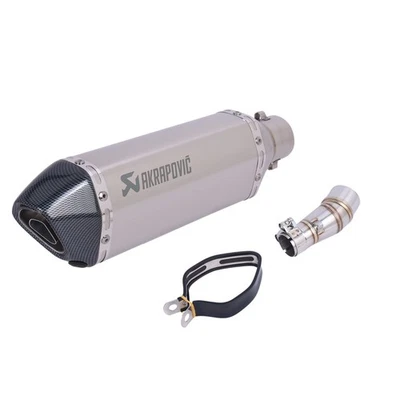 Silenciador inclinable tubo de escape de enlace medio para Kawasaki Ninja 300250 2012-2016Z250 Z300 Foto 1 de 4