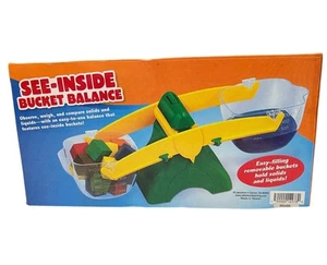 Lakeshore See-inside Bucket Balance Ages 3+ Science Weigh & Compare New Open Box - Picture 1 of 4