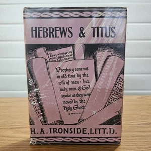 Studies in Hebrews & Titus by H.A. Ironside (1976, Hardcover) - Picture 1 of 9