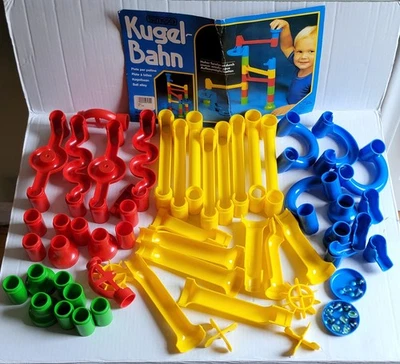 De colección Simex Mármol Run Versión Alemania Occidental - 54 Piezas y 12 Canicas - Limpio Foto 1 de 4